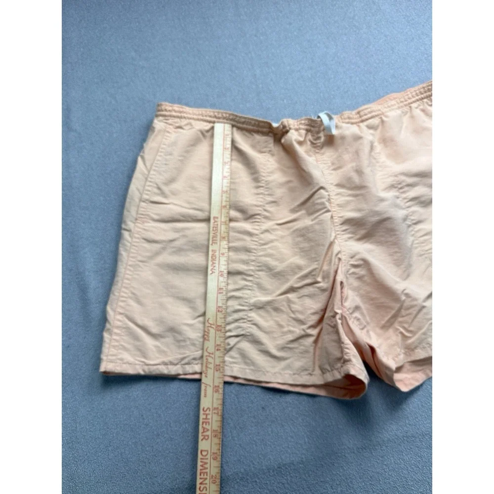 Patagonia Baggies 6 Inch Mens XL Peach Orange Outdoors Hiking Swimming Preppy